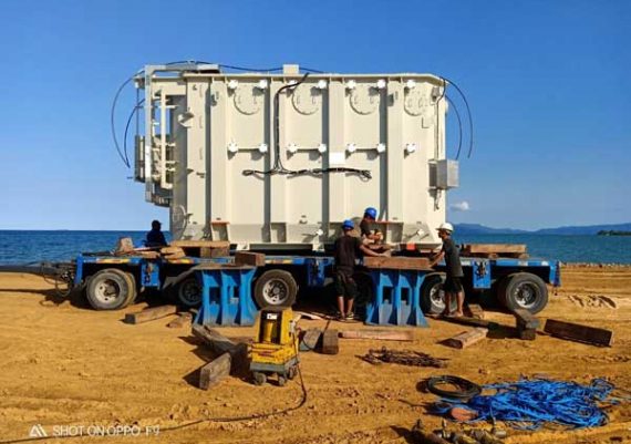 Jacking & Mobilisasi Trafo DSSP Sinar Mas